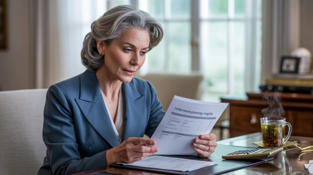 Older worker reviewing enhanced catch-up contributions under SECURE Act 2.0 retirement rules