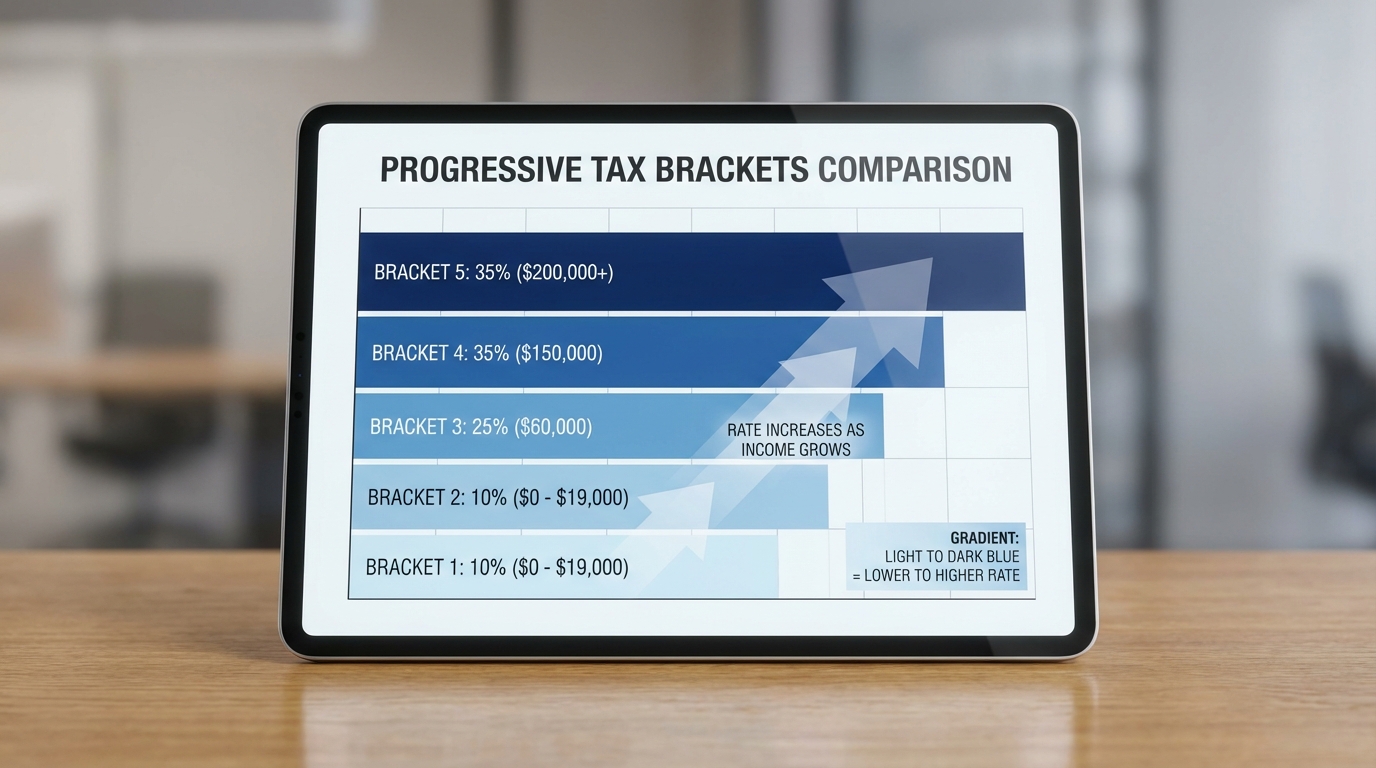 Tax brackets comparison chart