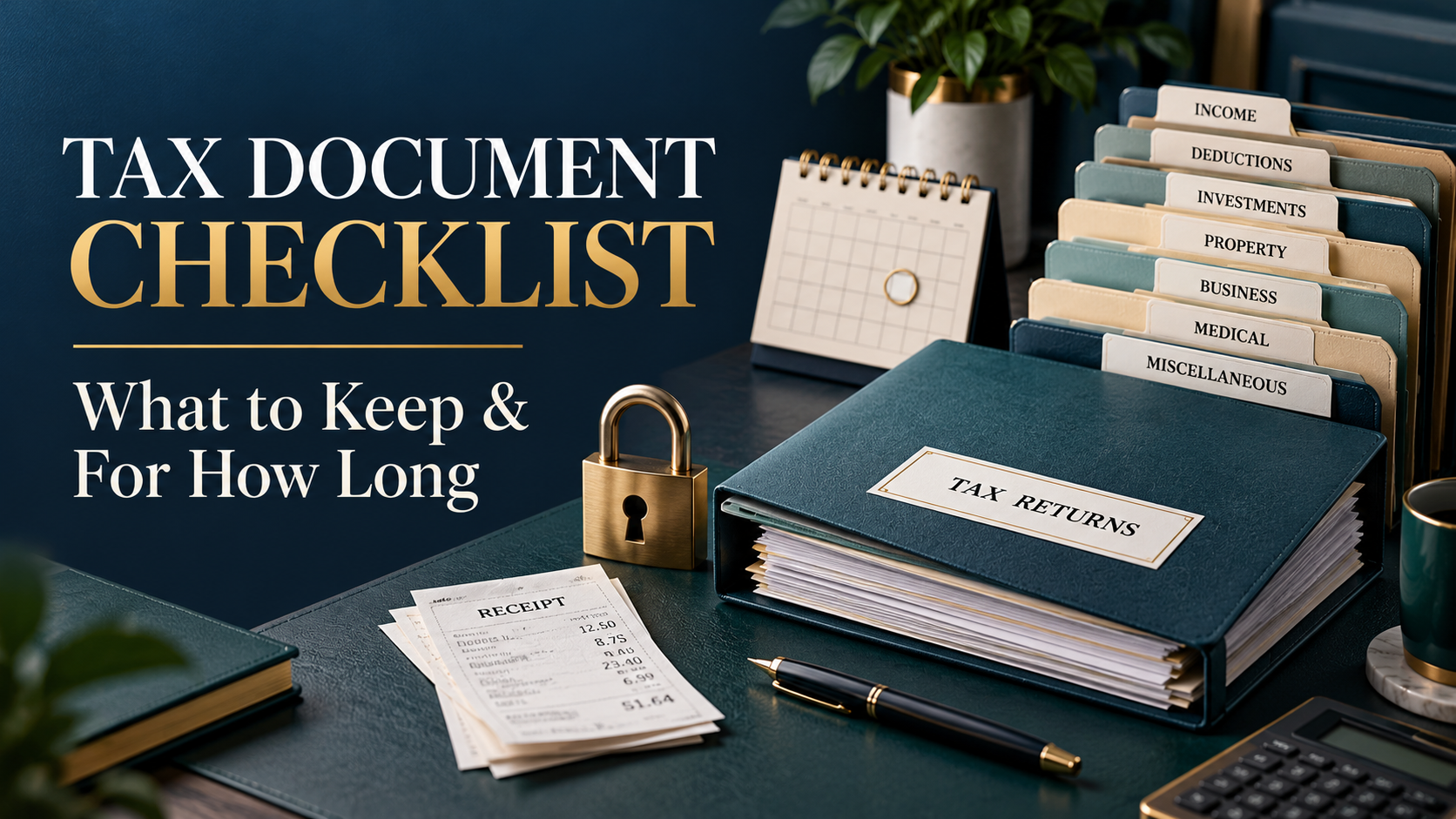You are currently viewing Tax Document Checklist: What to Keep and For How Long